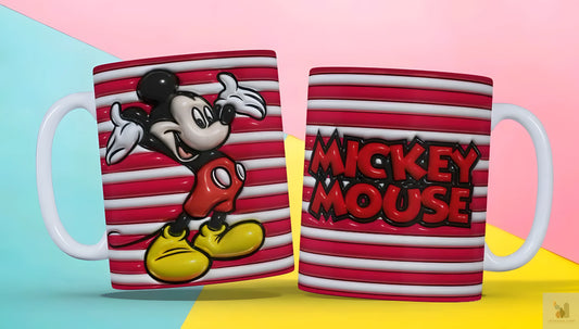 Mickey Mouse Premium 3D Baskılı Kupa Levhane.com