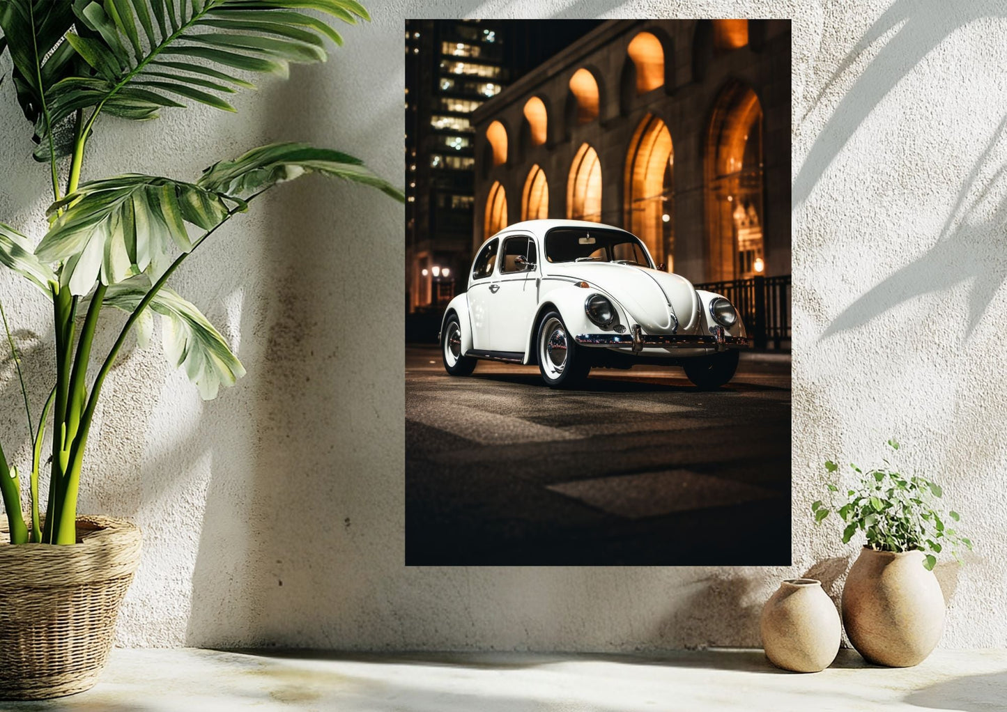 VolksWagen Beetle vosvos Metal Tablo Levhane.com