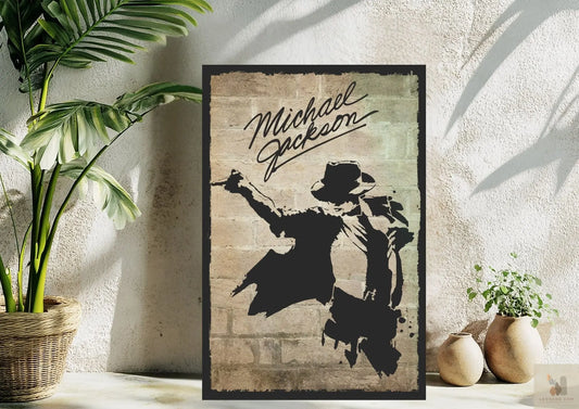 Michael Jackson Metal Tablo Levhane.com