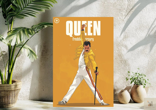 QUEEN Freddie Mercury Metal Tablo Levhane.com