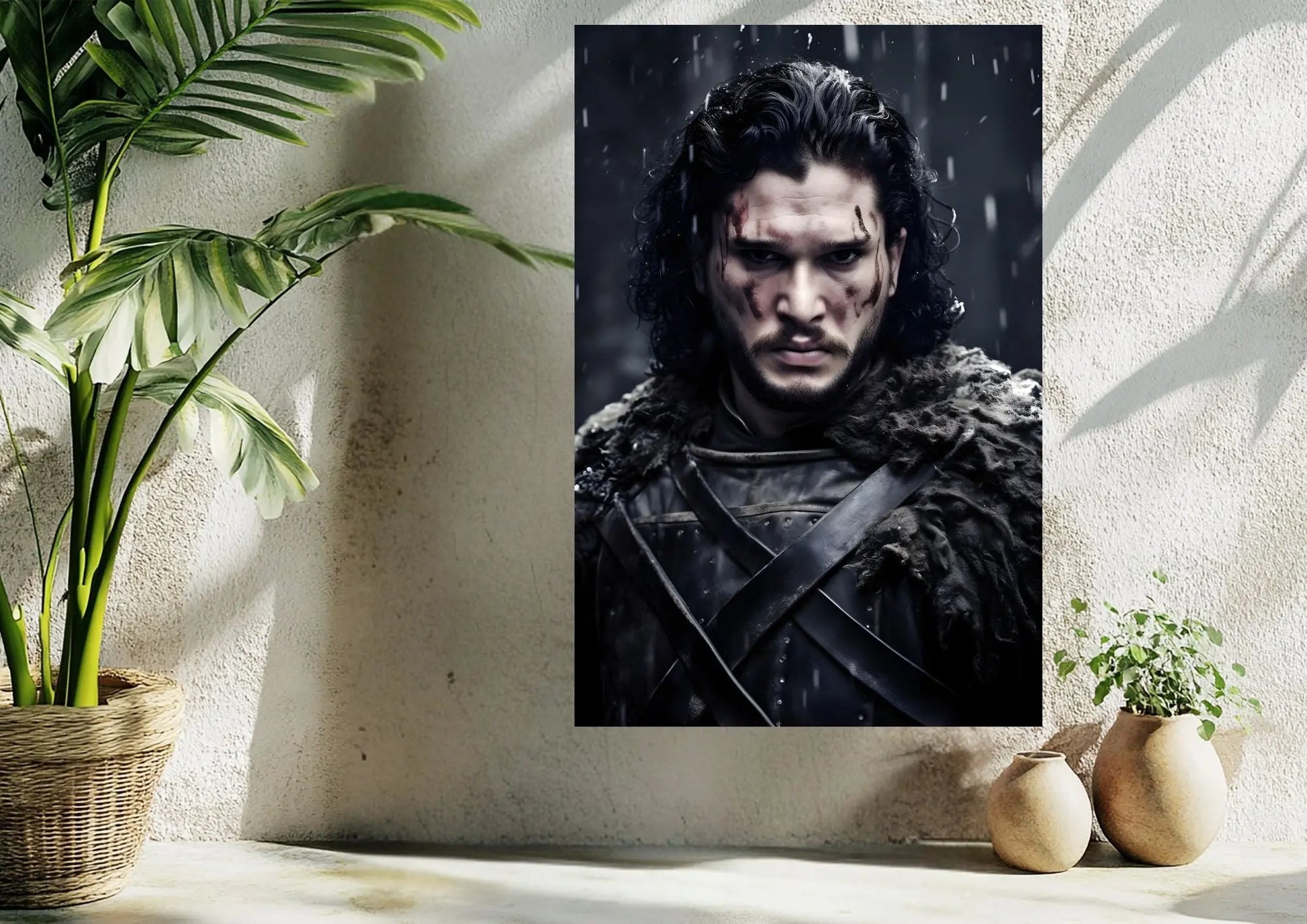 GoT - Jon Snow Metal Tablo Levhane.com