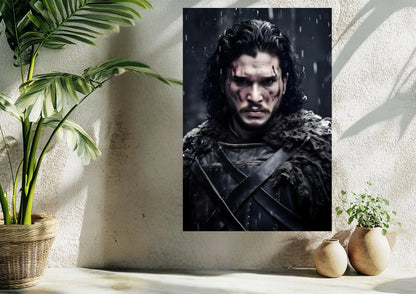 GoT - Jon Snow Metal Tablo Levhane.com