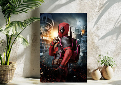 DeadPool Metal Tablo – Efsanevi Kahramanlar Seninle! Levhane.com