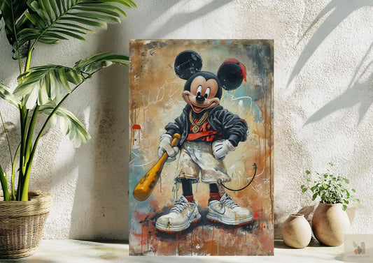 Mickey Mouse Metal Tablo Levhane.com