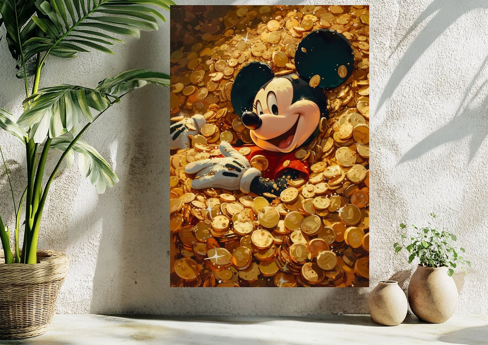 Mickey Mouse Metal Tablo Levhane.com