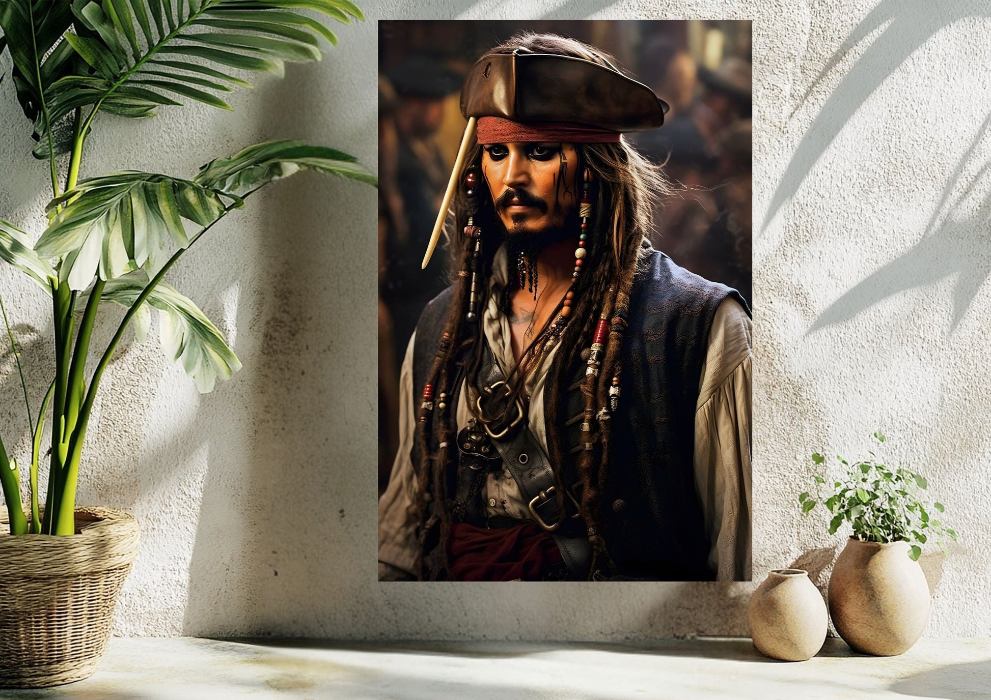 Karayip Korsanları - Jack Sparrow Metal Tablo Levhane.com