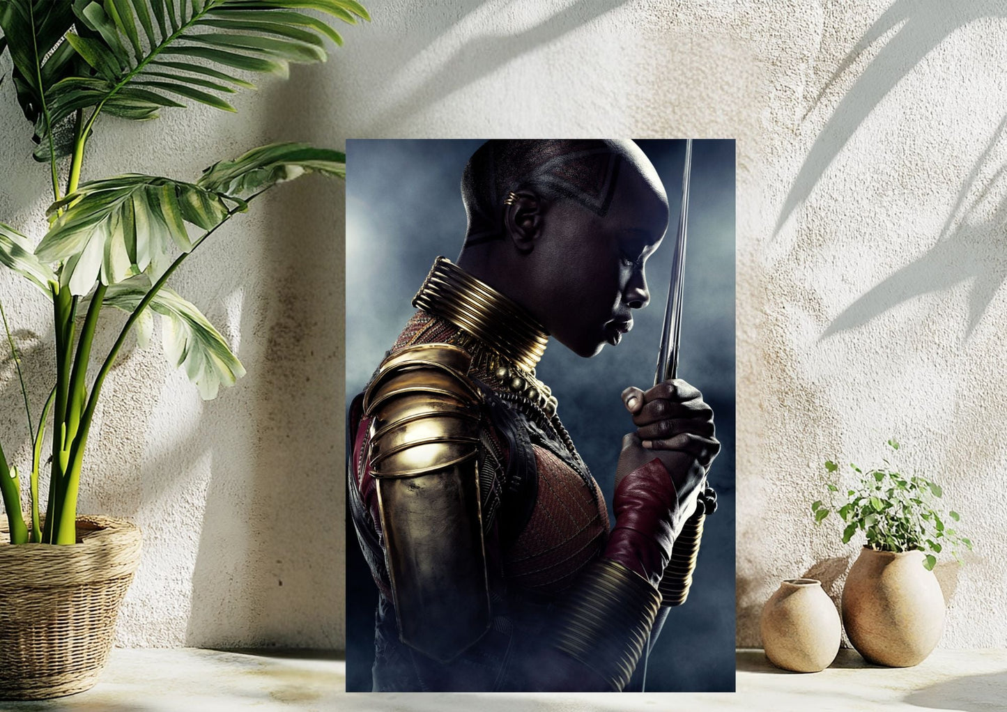 Black Panther Okoye Metal Tablo – Efsanevi Kahramanlar Seninle! Levhane.com