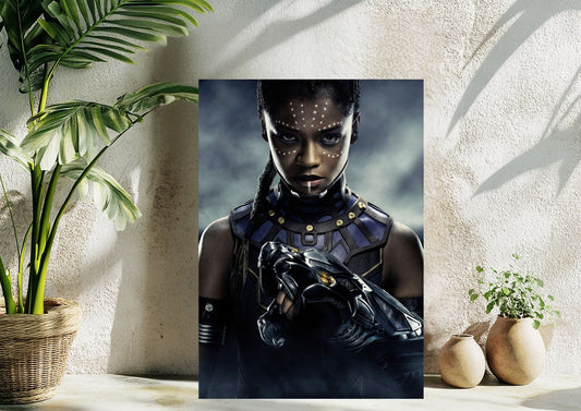 Black Panther Shuri Metal Tablo – Efsanevi Kahramanlar Seninle! Levhane.com