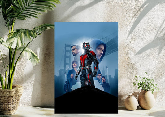 Ant Man Metal Tablo – Efsanevi Kahramanlar Seninle! Levhane.com