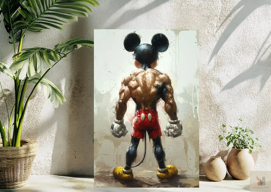 Mickey Mouse Metal Tablo Levhane.com