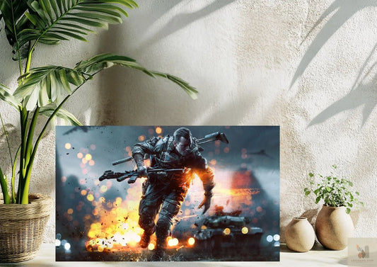 Battlefield Metal Tablo Levhane.com
