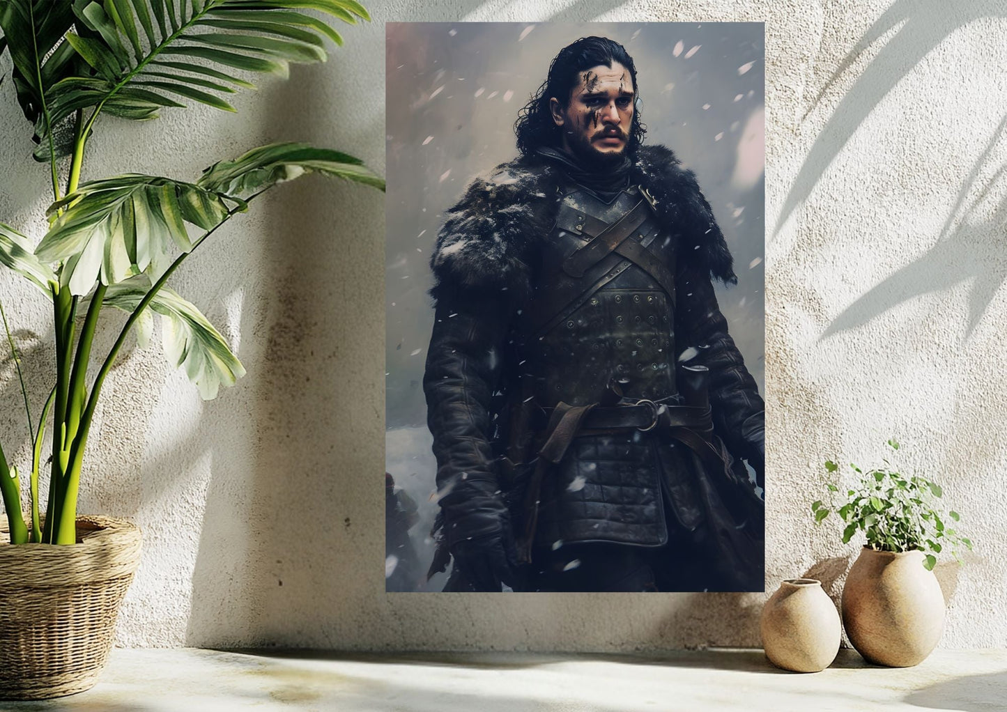 GoT - Jon Snow II Metal Tablo Levhane.com