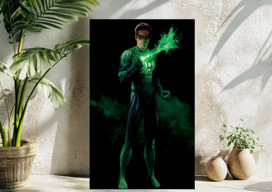 Green Lantern Metal Tablo – Efsanevi Kahramanlar Seninle! Levhane.com