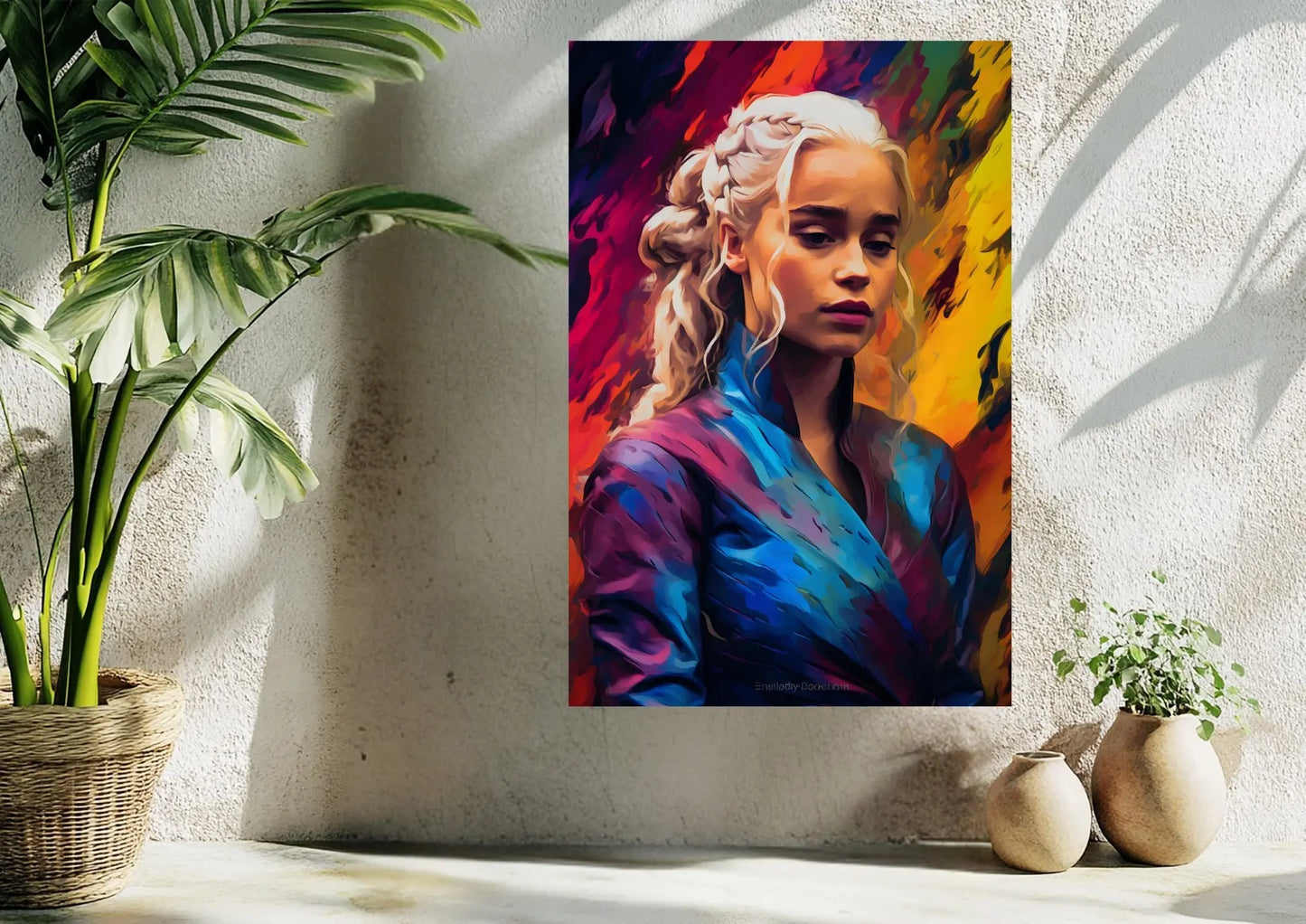 GoT - Daenerys Targaryen Metal Tablo Levhane.com