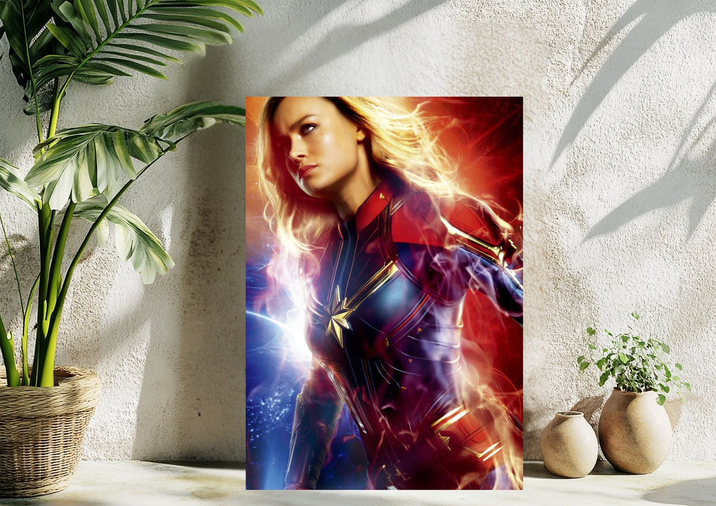 Captain Marvel Metal Tablo – Efsanevi Kahramanlar Seninle! Levhane.com