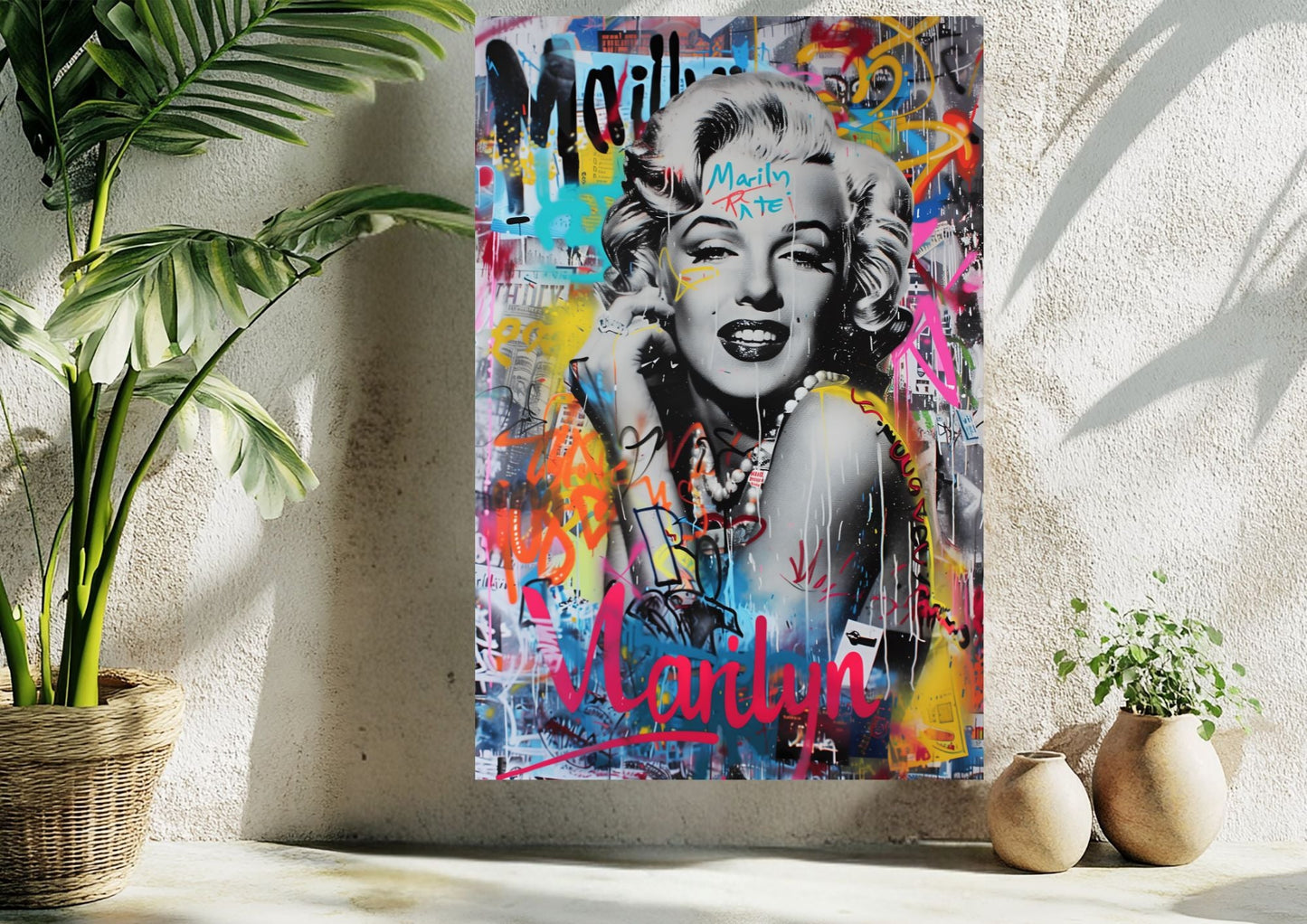 Marilyn Monroe PopArt Metal Tablo Levhane.com