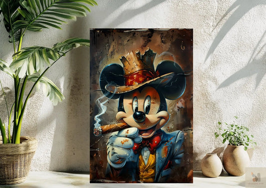 Mickey Mouse Metal Tablo Levhane.com