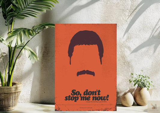 QUEEN Freddie Mercury Metal Tablo Levhane.com