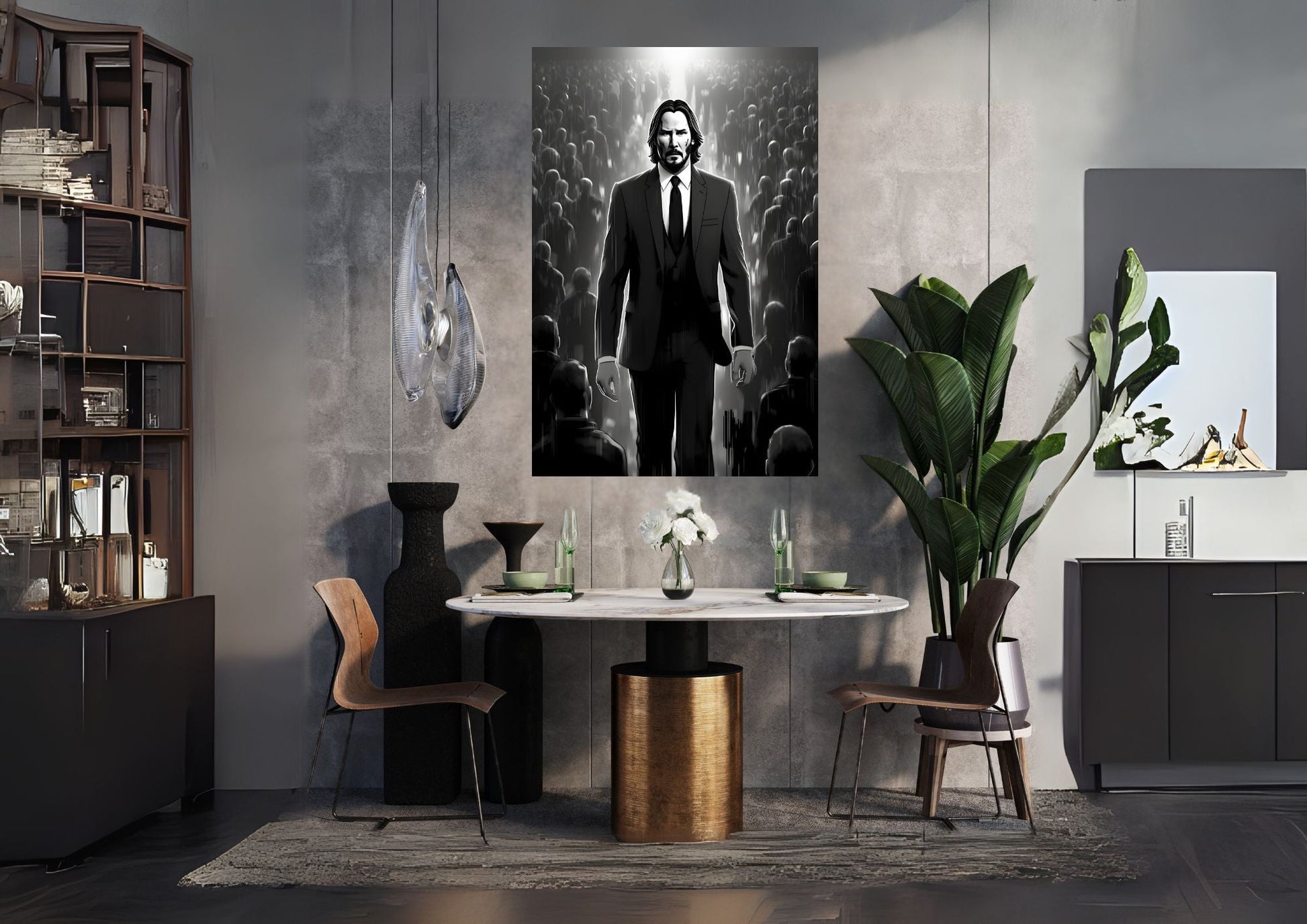 John Wick Metal Tablo Levhane.com