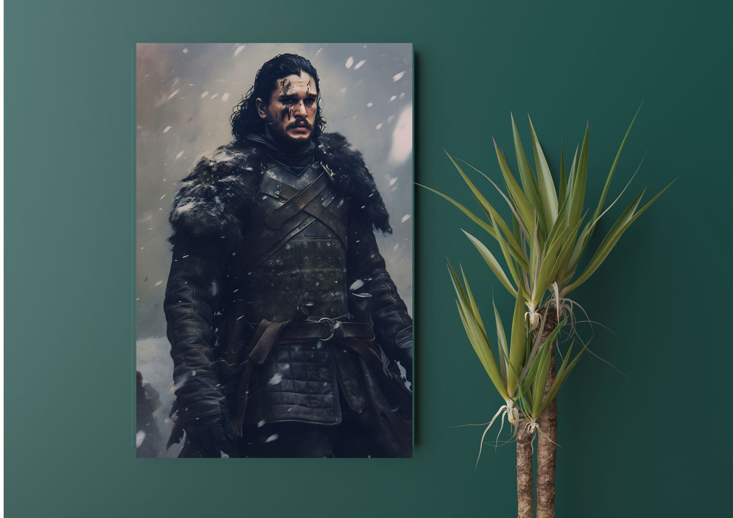 GoT - Jon Snow II Metal Tablo Levhane.com