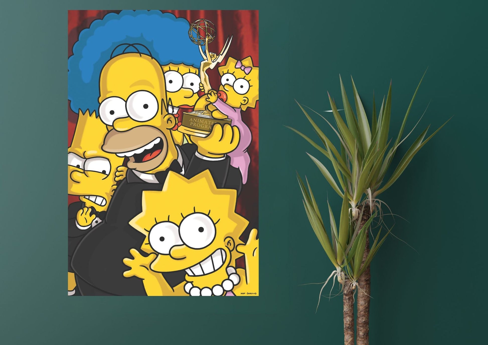 Çizgi Film Simpsonlar Metal Tablo Levhane.com