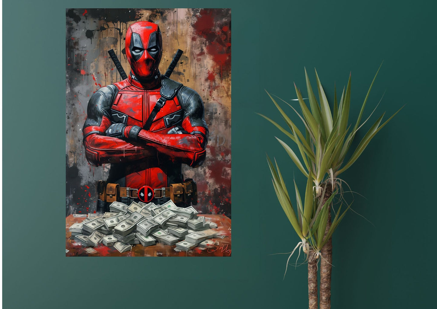 DeadPool Metal Tablo Levhane.com