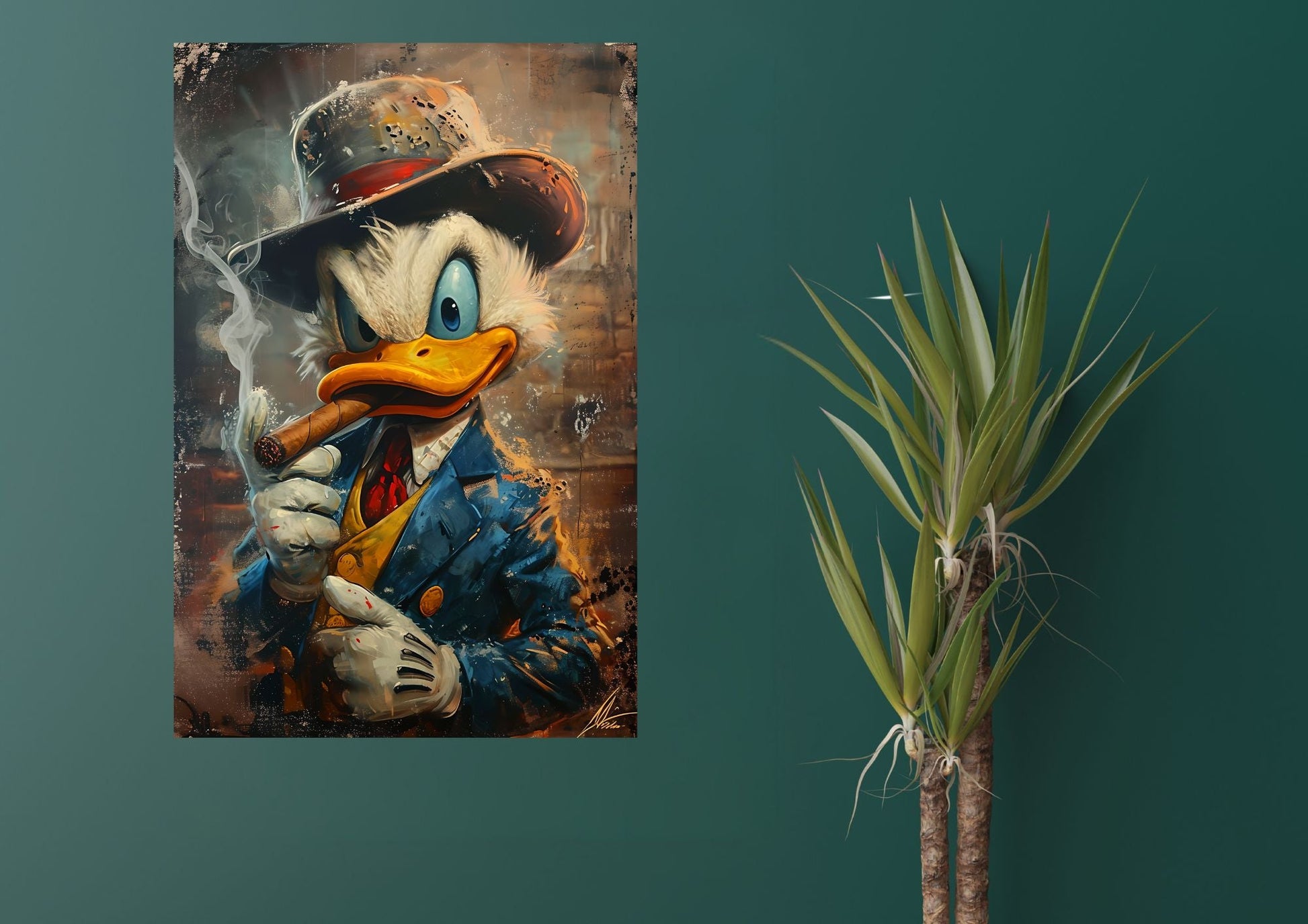 Donald Duck VI Metal Tablo Levhane.com