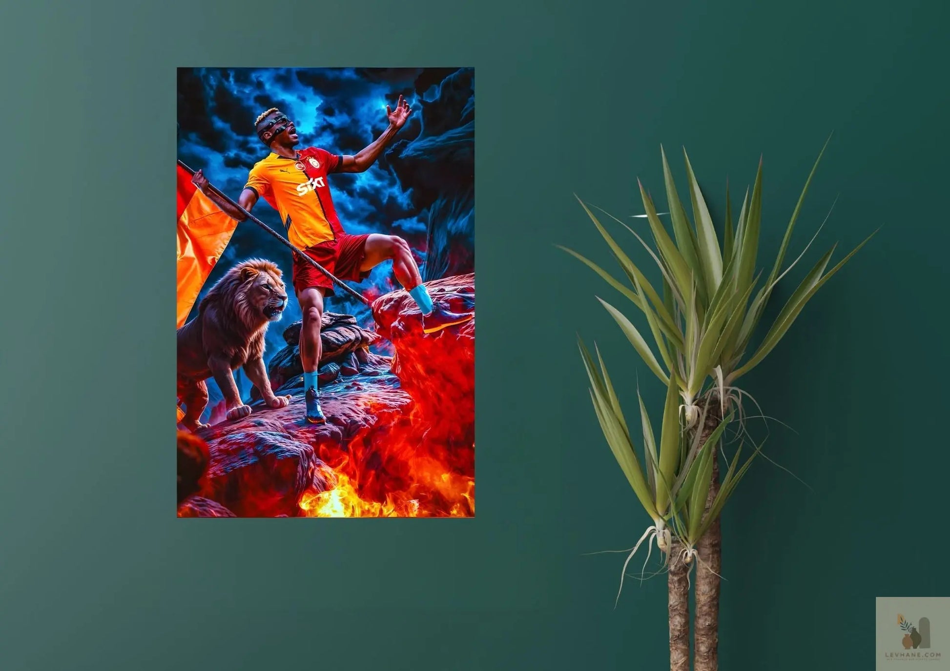 GALATASARAY Victor Osimhen Metal Tablo Levhane.com