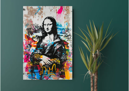 Mona Lisa PopArt Metal Tablo Levhane.com