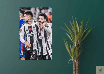 BEŞİKTAŞ Ernest Muci-Rafa Silva Metal Tablo Levhane.com