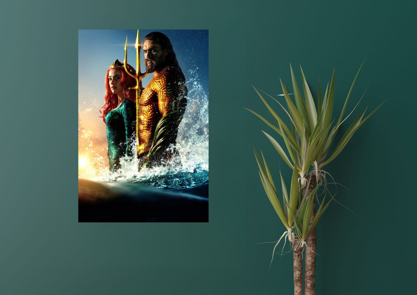 Aquaman Metal Tablo – Efsanevi Kahramanlar Seninle! Levhane.com