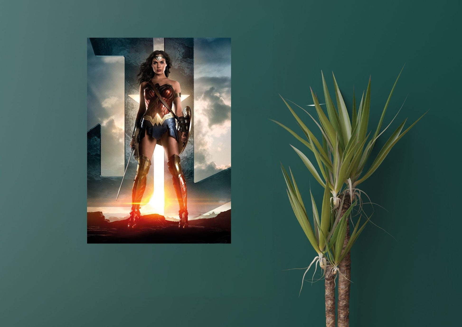 Wonder Woman Metal Tablo – Efsanevi Kahramanlar Seninle! Levhane.com