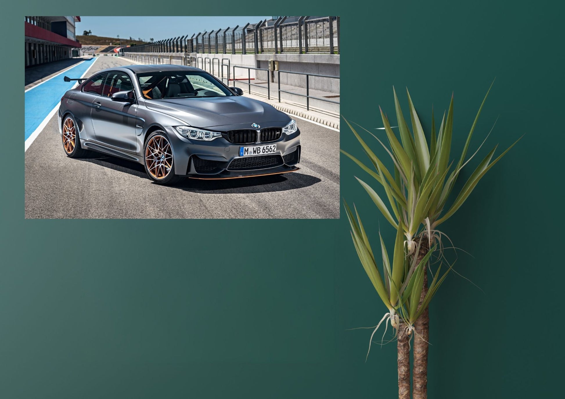 BMW M4 GT Metal Tablo Levhane.com