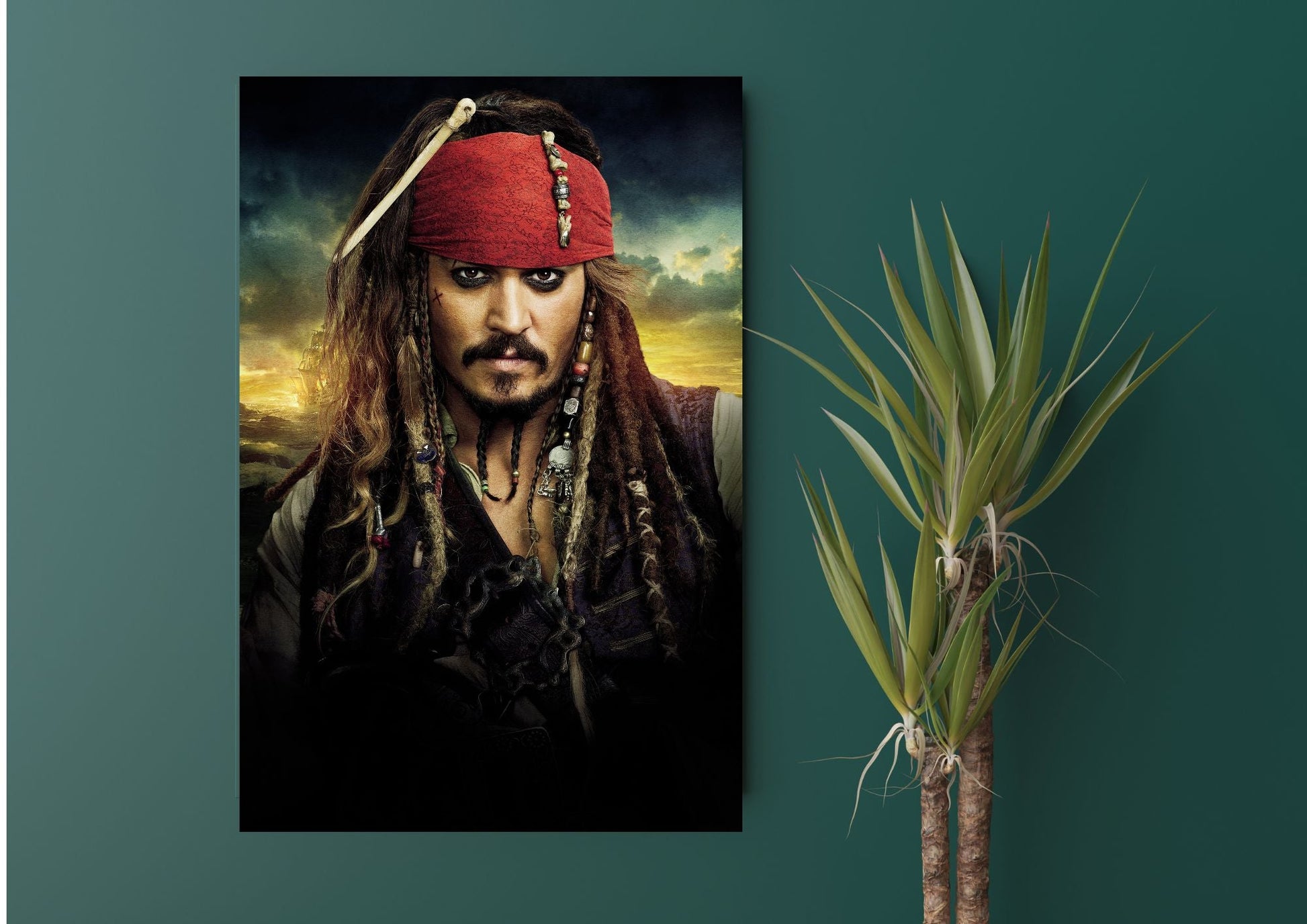 Karayip Korsanları - Jack Sparrow II Metal Tablo Levhane.com