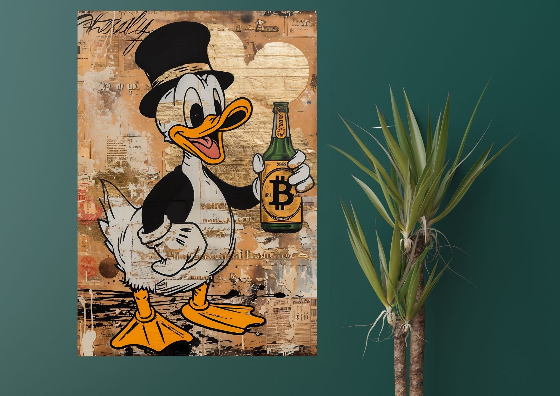 Donald Duck Metal Tablo Levhane.com