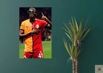 GALATASARAY Victor Osimhen Metal Tablo Levhane.com