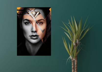 Wonder Woman Metal Tablo – Efsanevi Kahramanlar Seninle! Levhane.com