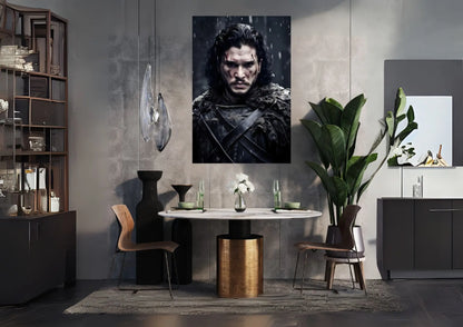 GoT - Jon Snow Metal Tablo Levhane.com