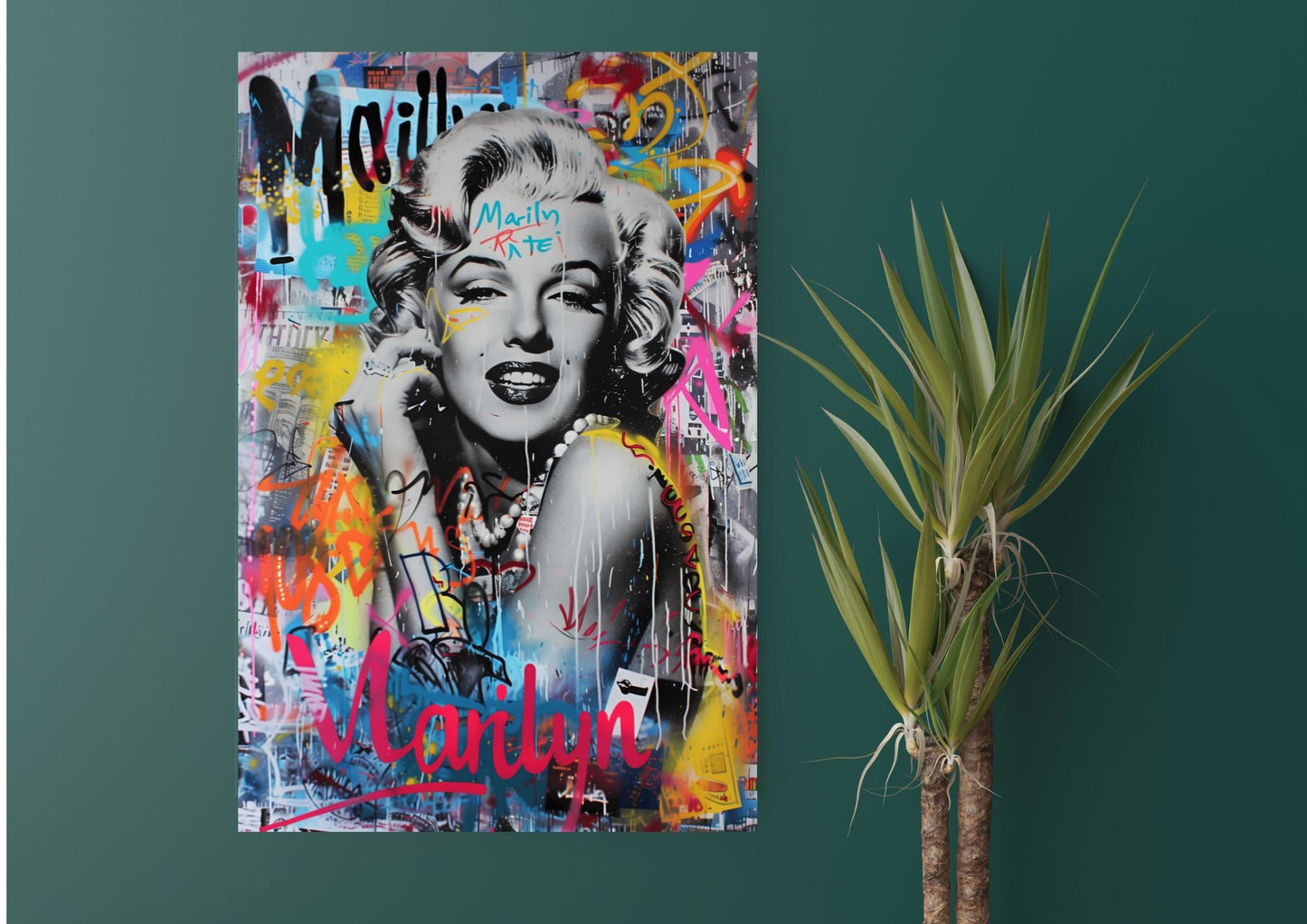 Marilyn Monroe PopArt Metal Tablo Levhane.com