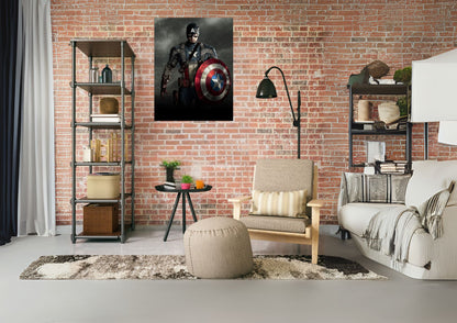 Captain America Metal Tablo – Efsanevi Kahramanlar Seninle! Levhane.com