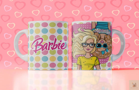 Barbie Premium Baskılı Kupa Levhane.com