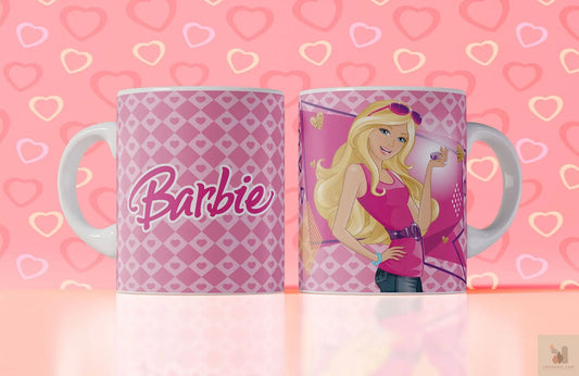 Barbie Premium Baskılı Kupa Levhane.com