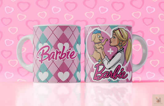 Barbie Premium Baskılı Kupa Levhane.com