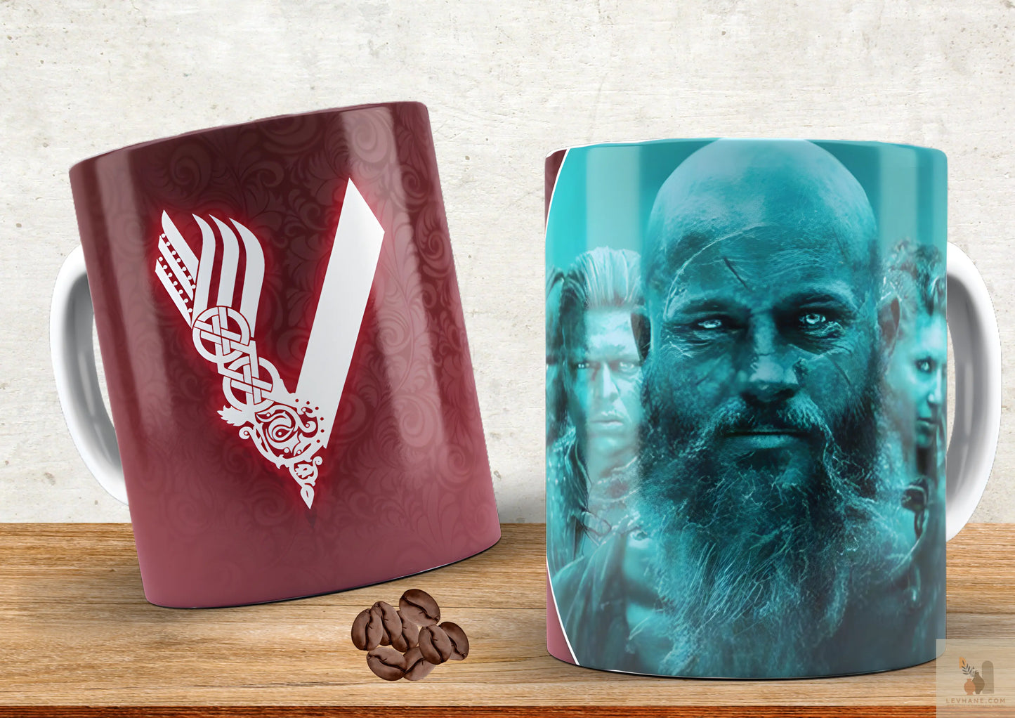 Vikings Premium Baskılı Kupa Levhane.com