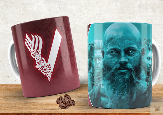 Vikings Premium Baskılı Kupa Levhane.com