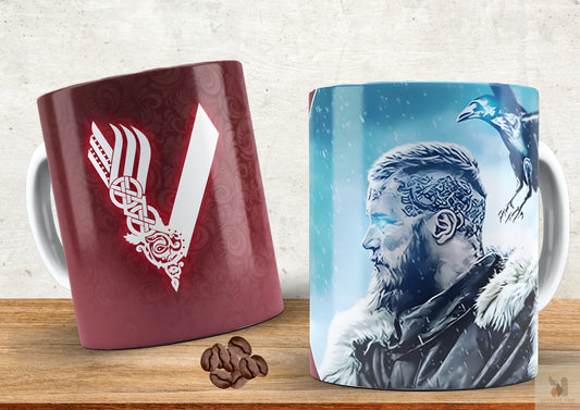 Vikings Premium Baskılı Kupa Levhane.com