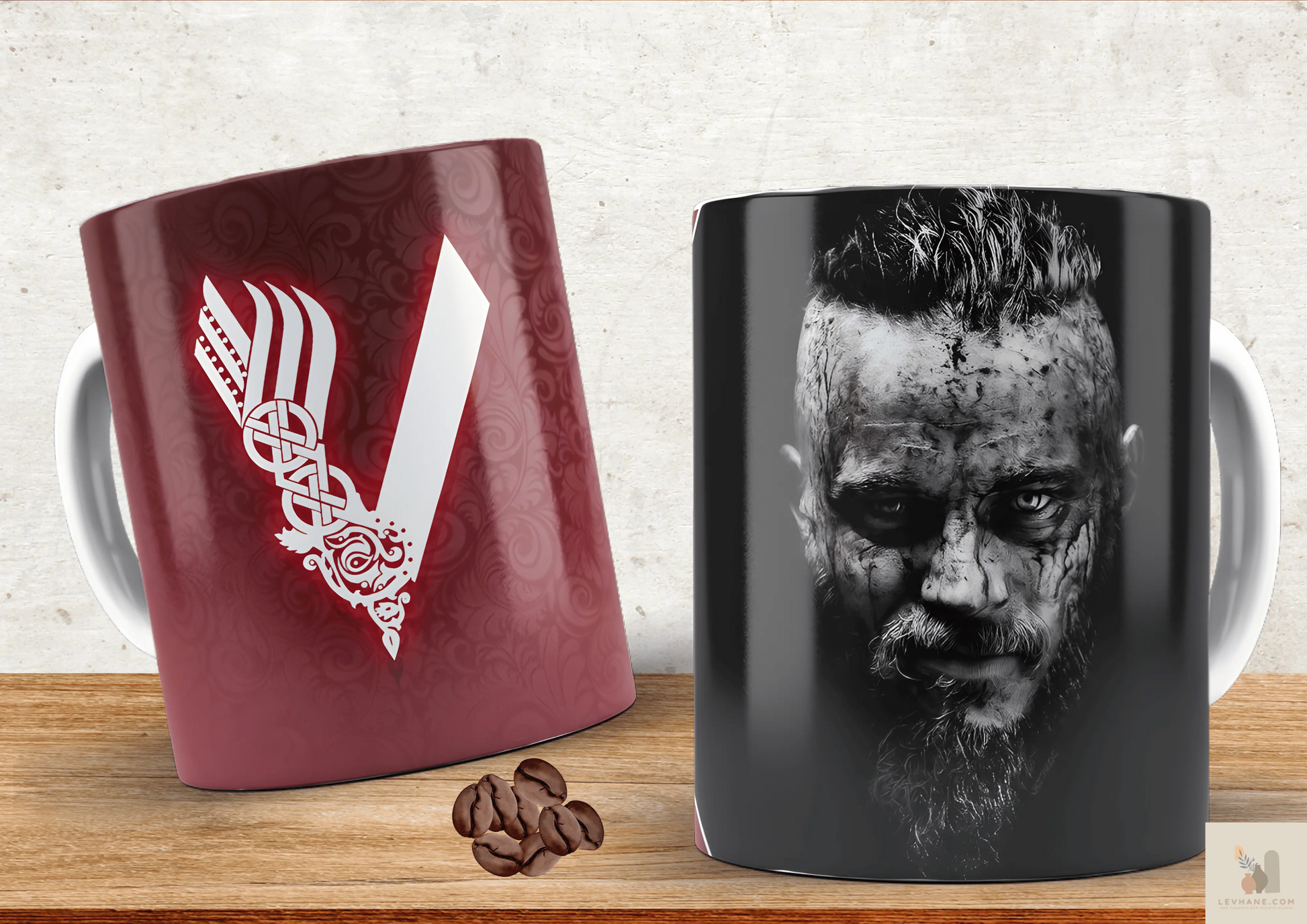 Vikings Premium Baskılı Kupa Levhane.com