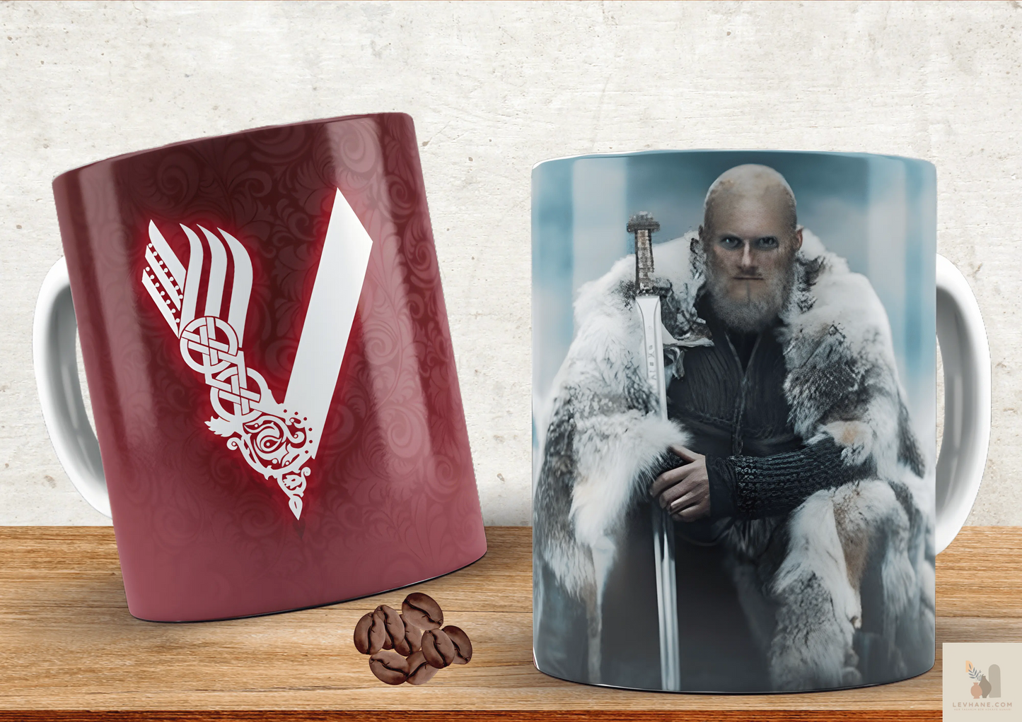 Vikings Premium Baskılı Kupa Levhane.com