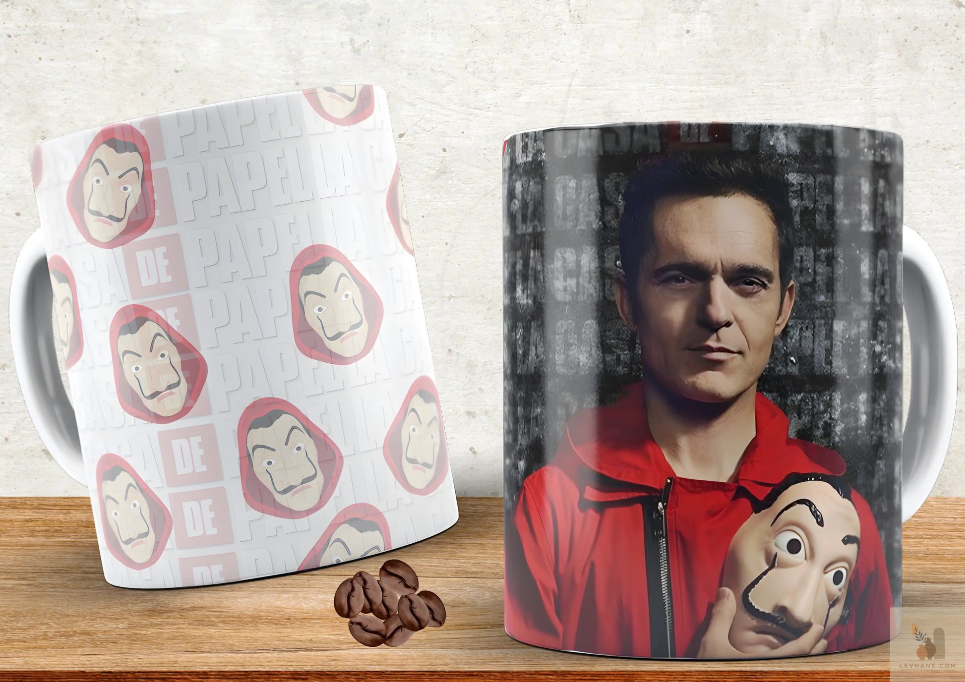 La Casa De Papel Premium Baskılı Kupa Levhane.com