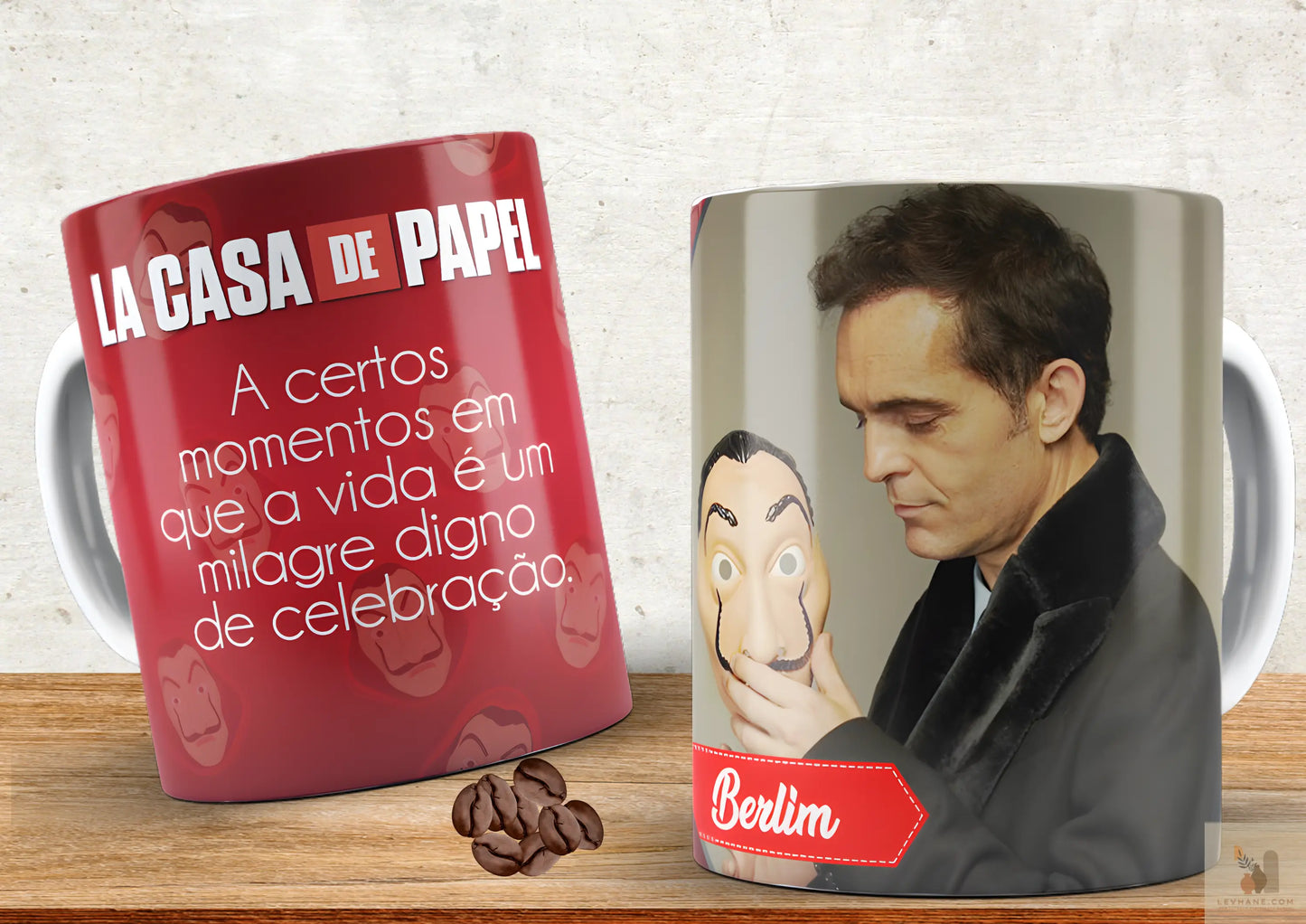 La Casa De Papel Premium Baskılı Kupa Levhane.com